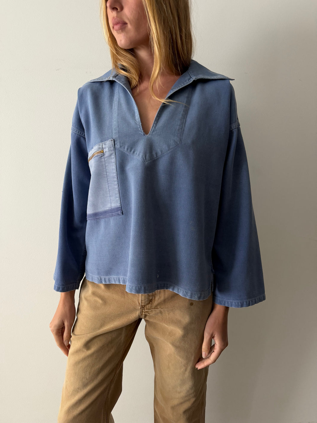 50s Faded French Fisherman Pullover