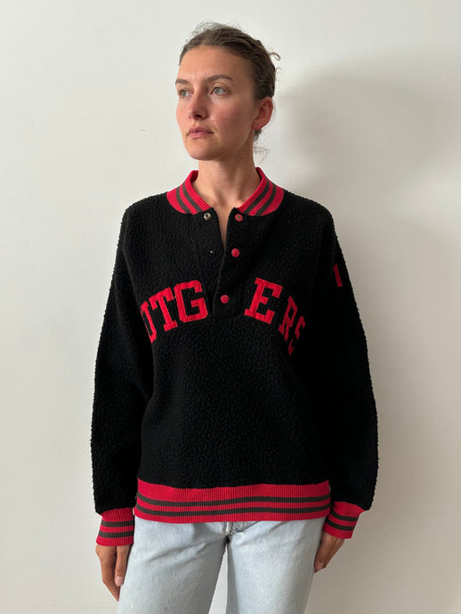 60s Rutgers Athletic Pullover Jacket