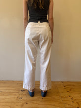 1930s White Twill Work Pants 27w