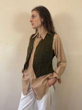 50s Japanese Cotton Mens Vest