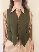 50s Japanese Cotton Mens Vest