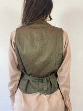 50s Japanese Cotton Mens Vest
