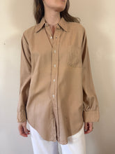 30s/40s Textured Cotton Mens Dress Shirt