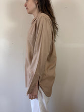 30s/40s Textured Cotton Mens Dress Shirt