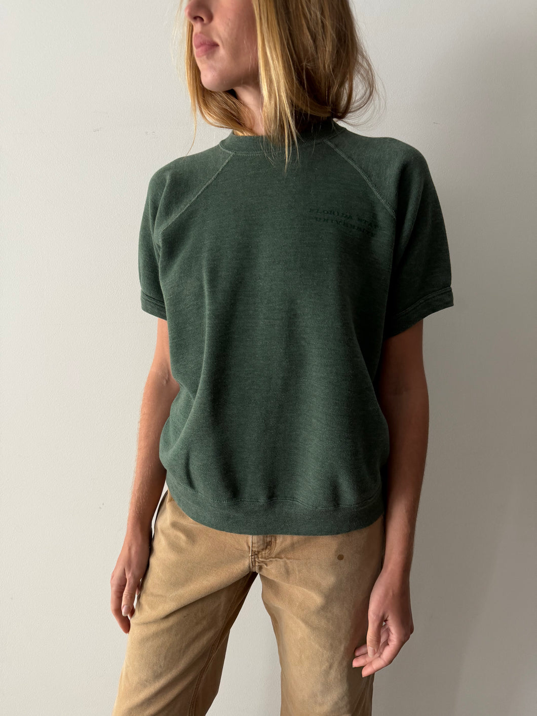 60s/70s Florida State University Short Sleeve Sweatshirt