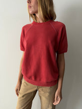 50s/60s Faded Red Short-Sleeve Sweatshirt