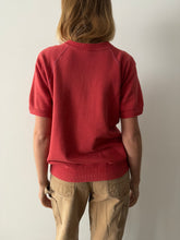 50s/60s Faded Red Short-Sleeve Sweatshirt
