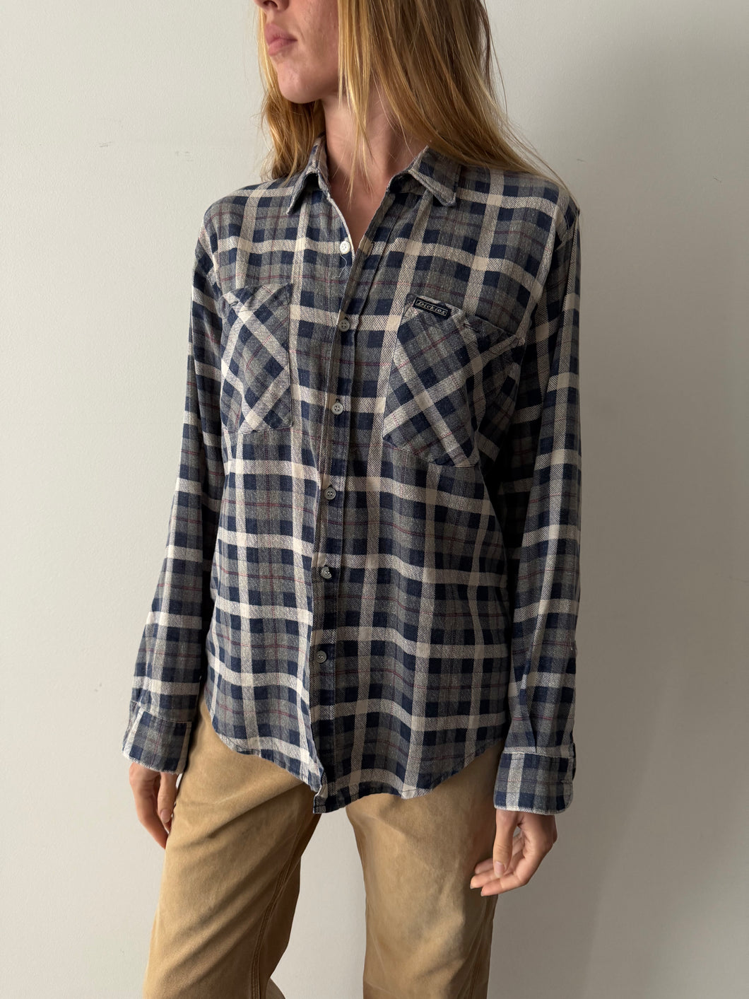 80s Dickies Flannel Work Shirt