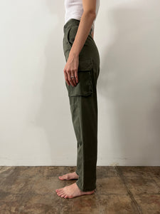 European Green Cargo Pants