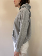 70s Boxy Heather Gray Hoodie