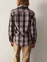 70s Cotton Flannel Work Shirt