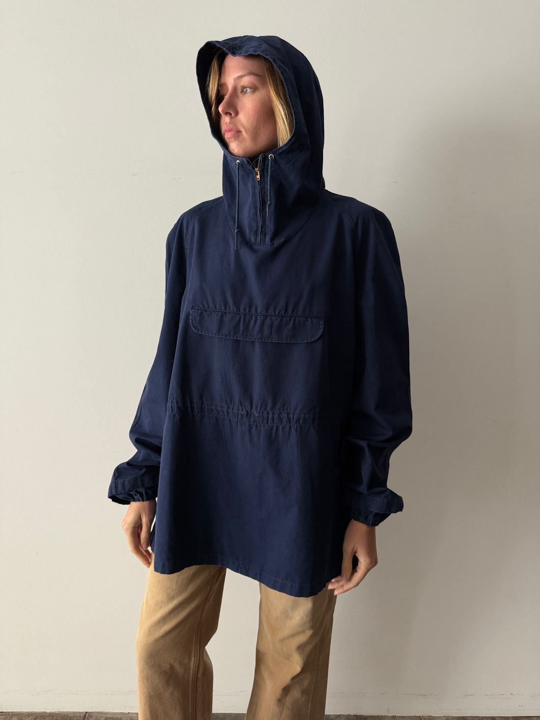 50s European Navy Blue Anorak
