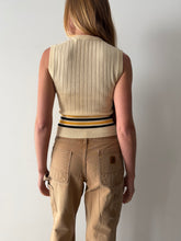 Fitted Cable-knit Vest