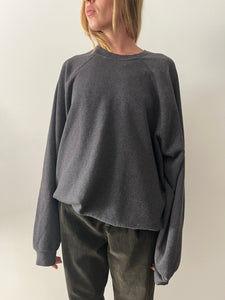 Oversized Charcoal Grey Sweatshirt