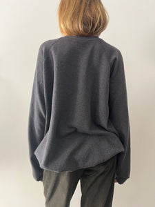 Oversized Charcoal Grey Sweatshirt