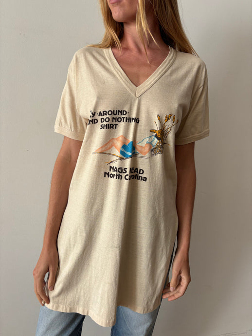 Lay Around and Do Nothing North Carolina Tee