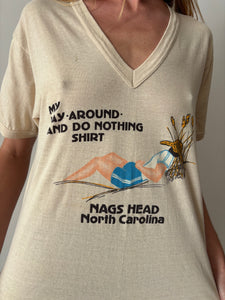 Lay Around and Do Nothing North Carolina Tee