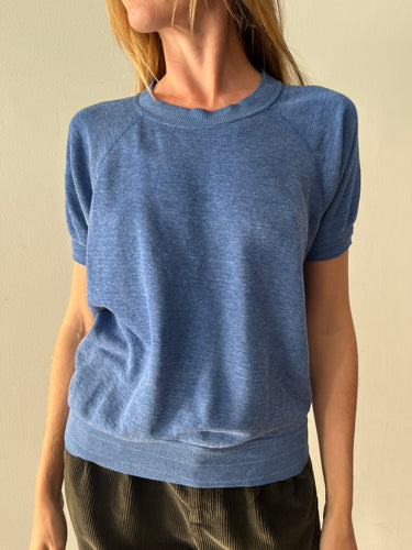 Heathered Blue Soft SS Sweatshirt