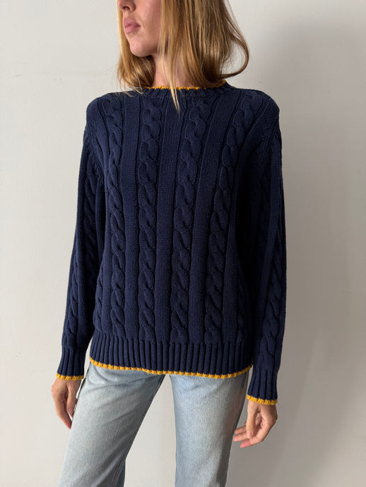 Gap Cotton Cable Knit Sweater
