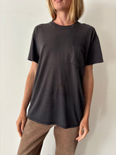 Faded Black Pocket Tee