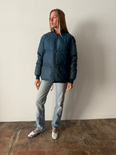 Eddie Bauer Navy Down Puffer Coat