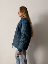 Eddie Bauer Navy Down Puffer Coat