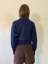 50s Jantzen Greek Key Mosaic Wool Sweater