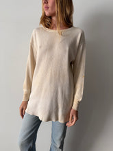 Cotton Waffle Knit Thermal Tee