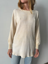 Cotton Waffle Knit Thermal Tee