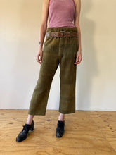 Antique Japanese Woven Hemp Work Trousers 31w
