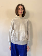 50s Waffle-Lined Gray Hoodie