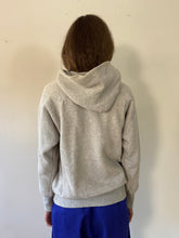 50s Waffle-Lined Gray Hoodie