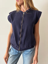 Reversible Zip Up Sweatshirt Vest