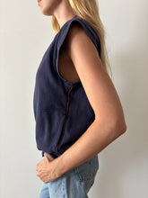 Reversible Zip Up Sweatshirt Vest