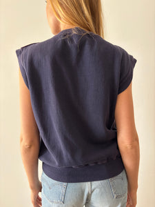Reversible Zip Up Sweatshirt Vest
