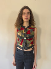 60s Custom Snakeskin Patchwork Leather Vest