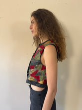 60s Custom Snakeskin Patchwork Leather Vest