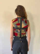 60s Custom Snakeskin Patchwork Leather Vest
