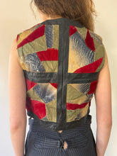 60s Custom Snakeskin Patchwork Leather Vest