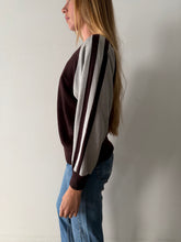 Burgundy & Gray Sport Sweatshirt