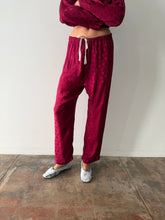 40s Lord & Tailor Rayon Pheasant Motif Pajama Set