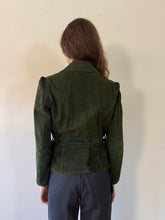 1930s Green Nubuck Leather Jacket