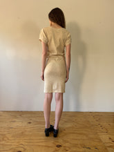 50s Dutch Knit Thermal Dress