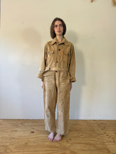 1940s French Canvas Work Suit