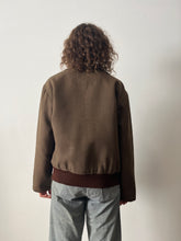 40s/50s Brown Wool Uniform Jacket
