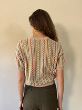40s Creamy Cotton Cableknit Pullover