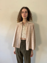 Antique Linen Check Blouse