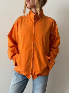 60s Orange Zip Up Golf Jacket