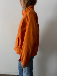 60s Orange Zip Up Golf Jacket