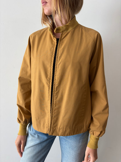 60s Ochre Zip Up Jacket